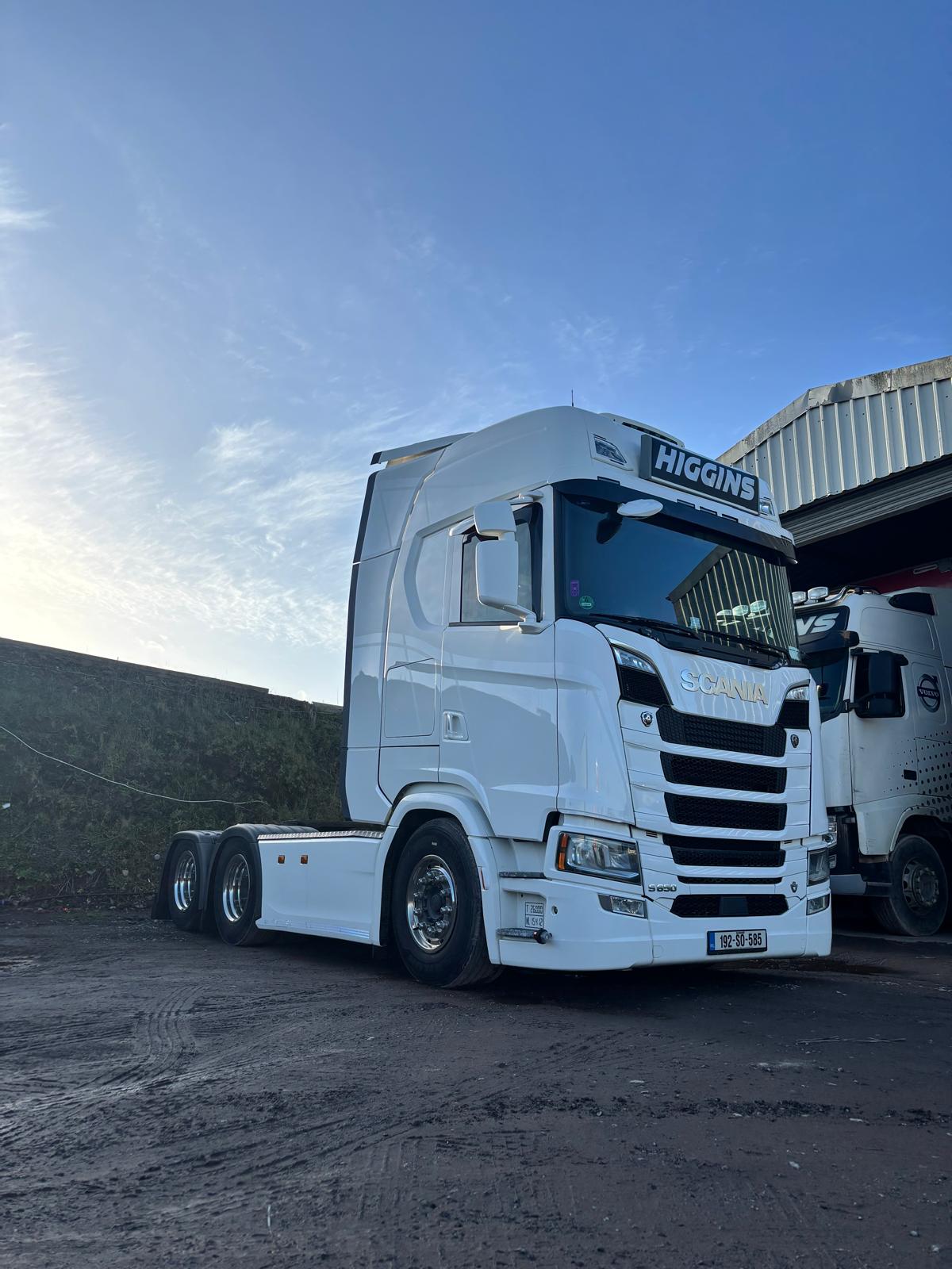 Freight Transfer truck on the road