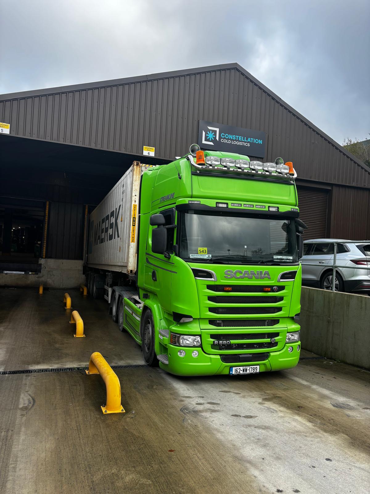 Green Freight Transfer truck